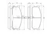 Тормозные колодки дисковые, к-кт. 0 986 460 020 BOSCH