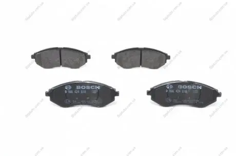 Тормозные колодки дисковые, к-кт. BOSCH 0 986 424 818