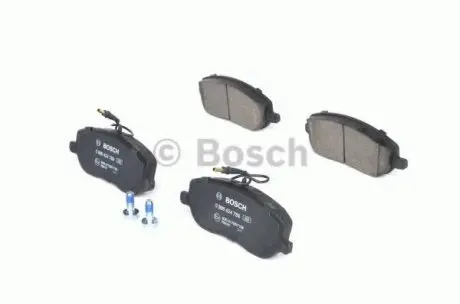 Тормозные колодки дисковые, к-кт. BOSCH 0 986 424 789