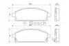 Тормозные колодки дисковые, к-кт. BOSCH 0 986 424 715 (фото 8)