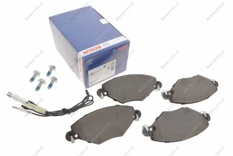 Тормозные колодки дисковые, к-кт. BOSCH 0 986 424 582