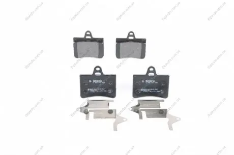 Тормозные колодки дисковые, к-кт. BOSCH 0 986 424 580