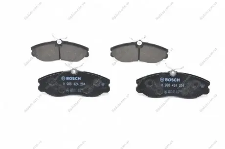 ГАЛЬМІВНІ КОЛОДКИ, ДИСКОВІ BOSCH 0 986 424 204