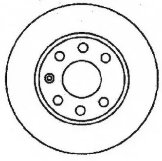 Диск тормозной DAEWOO LANOS R13 передн. Jurid 561248JC