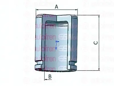 Поршень тормозного суппорта (SEIN) AUTOFREN D0 25338