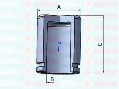 Елементи гальмівного супорта (Поршень) (SEIN) AUTOFREN D0 25279