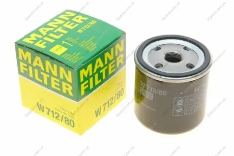 Фильтр масляный SAAB 9000 2.0-2.3 84-98 MANN W712/80