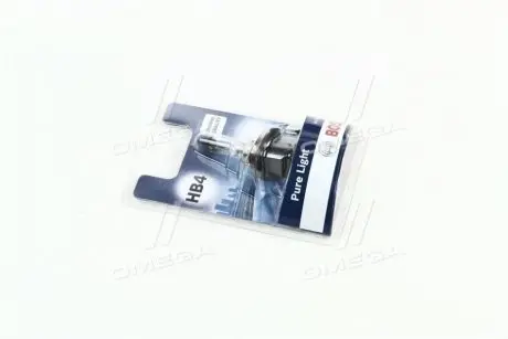 Лампа розжарювання HB4 12V 51W P22d 1 987 301 063 BOSCH 1987301063 (фото 1)