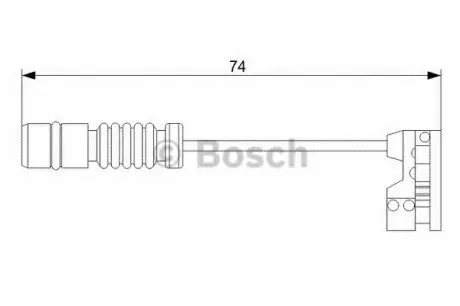 Датчик износа тормозных колодок BOSCH 1 987 473 008