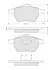 Колодки тормозные дисковые, к-кт. STARLINE BD S007S (фото 2)