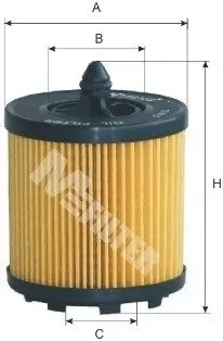 Фильтр масляный Opel Astra, Vectra M-FILTER TE615