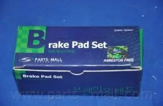 Колодка торм. диск. KIA SPORTAGE PARTS-MALL PKB-015 (фото 1)