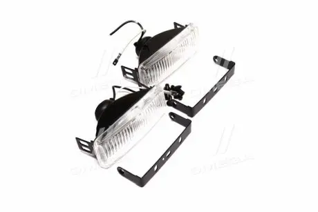 Фары дополнительные белые, H3/12V/55W,128*45mm &lt;ДК&gt; Dk-Дорожная Карта DK-W010 (фото 1)