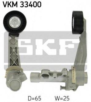 Натяжний ролик, полікліновий ремінь SKF VKM 33400 (фото 1)