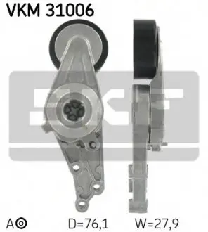 Натяжний ролик, поліклиновий ремінь SKF VKM 31006