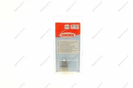 Нарізна пробка, масляний піддон CORTECO 220125S