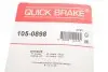 Гальмівні аксесуари (Монтажний комп-кт колодки) QUICK BRAKE 105-0898 (фото 3)
