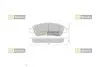 Колодки тормозные дисковые, к-кт. STARLINE BD S405 (фото 1)