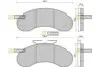 Колодки тормозные дисковые, к-кт. BD S390 STARLINE