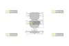 Колодки тормозные дисковые, к-кт. STARLINE BD S384 (фото 1)