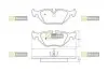 Колодки тормозные дисковые, к-кт. STARLINE BD S381 (фото 1)