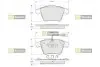Колодки тормозные дисковые, к-кт. BD S325 STARLINE
