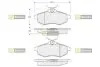 Колодки тормозные дисковые, к-кт. STARLINE BD S319 (фото 1)