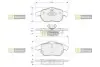 Колодки тормозные дисковые, к-кт. STARLINE BD S318 (фото 1)
