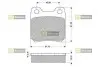 Колодки тормозные дисковые, к-кт. STARLINE BD S276 (фото 1)