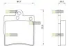 Колодки тормозные дисковые, к-кт. STARLINE BD S267 (фото 1)