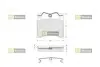 Колодки тормозные дисковые, к-кт. STARLINE BD S236 (фото 1)