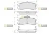 Колодки тормозные дисковые, к-кт. STARLINE BD S230 (фото 1)