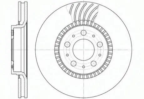 Диск тормозной VOLVO, передн., вент. REMSA 6591.10