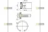 Подшипник ступицы колеса, к-кт. LO 03449 STARLINE