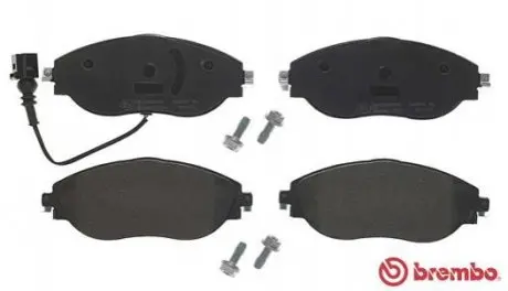 Тормозные колодки дисковые, к-кт. BREMBO P85 144