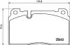 Тормозные колодки  дисковые, к-кт. P85 133 BREMBO