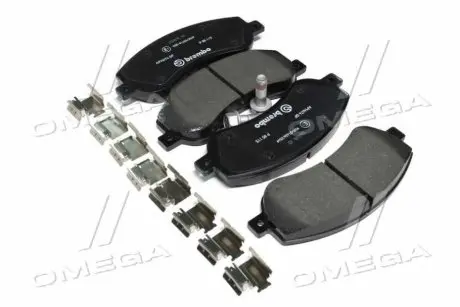 Тормозные колодки дисковые, к-кт. BREMBO P85 115 (фото 1)