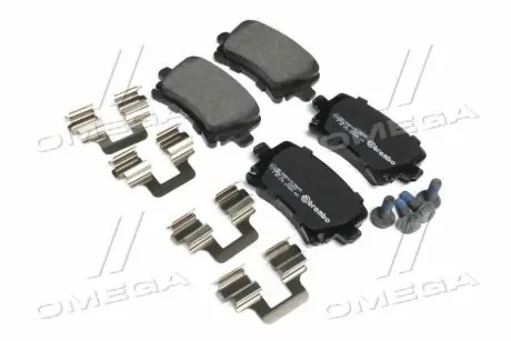 Тормозные колодки дисковые, к-кт. BREMBO P85 073