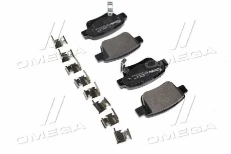 Тормозные колодки дисковые, к-кт. BREMBO P83 047