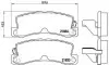 Тормозные колодки  дисковые, к-кт. P83 015 BREMBO
