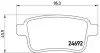 Тормозные колодки  дисковые, к-кт. P68 043 BREMBO