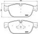 Гальмівні колодки дискові, к-кт. P61 115 BREMBO