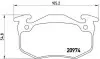 Тормозные колодки  дисковые, к-кт. P61 032 BREMBO