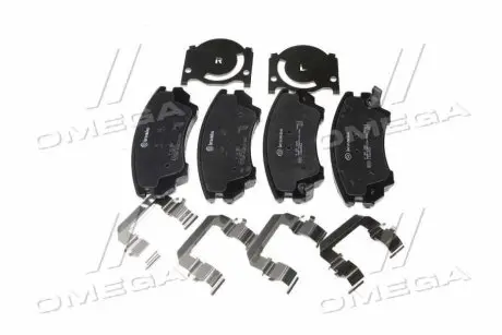 Тормозные колодки дисковые, к-кт. BREMBO P59 055