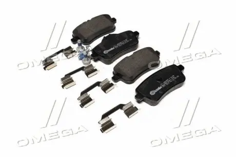 Тормозные колодки дисковые, к-кт. BREMBO P50 099