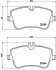 Тормозные колодки  дисковые, к-кт. P50 045 BREMBO