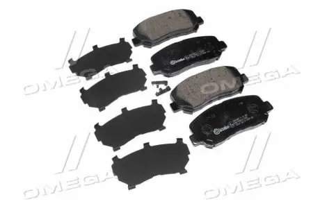 Тормозные колодки дисковые, к-кт. BREMBO P49 045