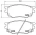 Тормозные колодки  дисковые, к-кт. P49 033 BREMBO