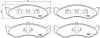 Тормозные колодки  дисковые, к-кт. P37 004 BREMBO