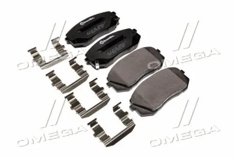 Тормозные колодки дисковые, к-кт. BREMBO P30 056